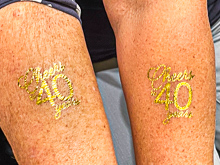 40th Celebration Party - Arm Tattoos